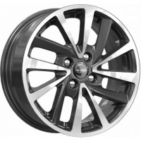 Купить диски K&K КС899 6x15 4*98 ET33 DIA58.6 Алмаз черный Литой в Севастополе 