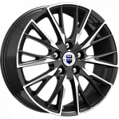 Купить диски K&K Солт 6.5x17 5*112 ET38 DIA66.6 Алмаз черный Литой в Севастополе 