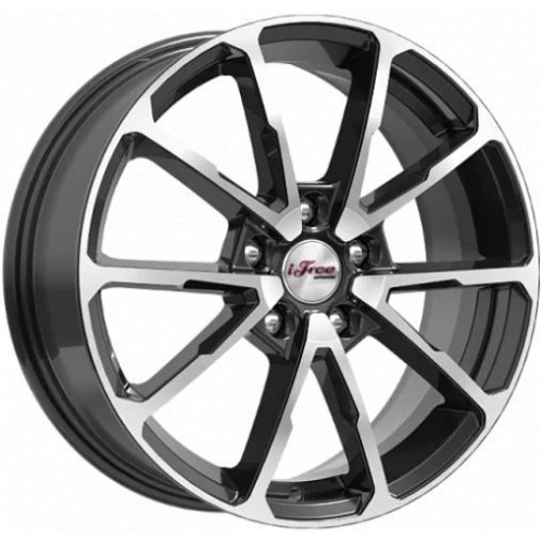 Купить диски iFree Skibidi 6.5x17 5*114.3 ET50 DIA66.1 Блэк Джек Литой в Севастополе 