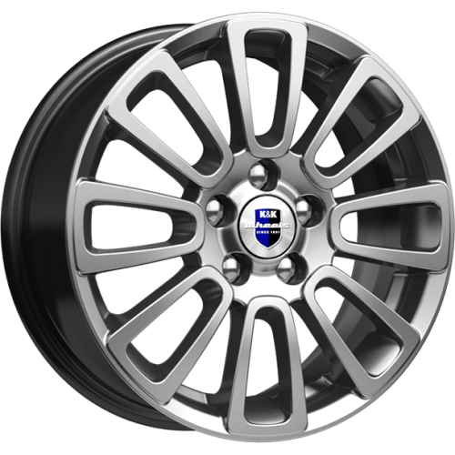 Купить диски K&K Неман 6x15 4*100 ET48 DIA54.1 Дарк платинум Литой в Севастополе 