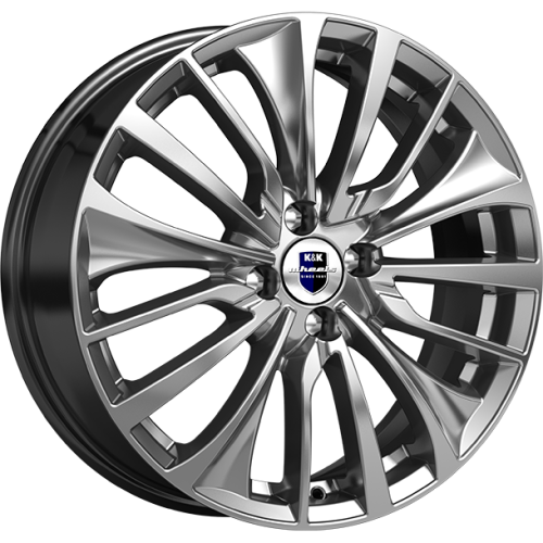 Купить диски K&K Flanker 6.5x17 4*100 ET37 DIA67.1 Дарк платинум Литой в Севастополе 