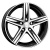 K&K Андорра 6x15 5*100 ET38 DIA57.1 Алмаз черный Литой