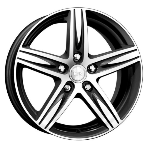 Купить диски K&K Андорра 6.5x16 5*112 ET46 DIA57.1 Алмаз черный Литой в Севастополе 
