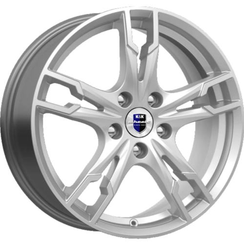 Купить диски K&K Солар 7x17 5*114.3 ET40 DIA66.1 Сильвер Литой в Севастополе 