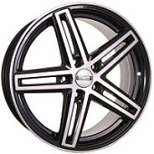 Купить диски Neo /760 R17 / 7J 5*114,3 et45 66,1 Литой / Черный с полированной лицевой поверхностью в Севастополе 
